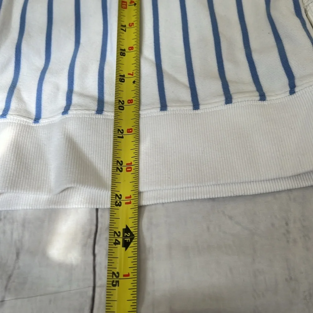 Vineyard Vines Pullover Longsleeve Cotton XS Blue Stripe Whale Sweatshir… - Picture 4 of 7